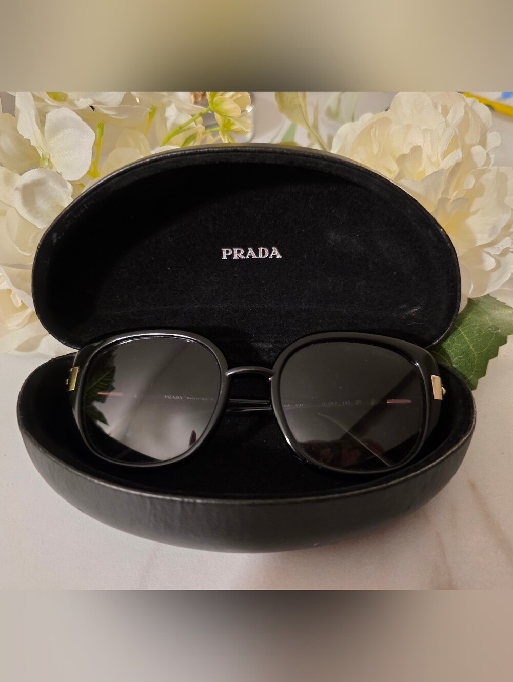 Prada Black Oversized Women's Sunglasses
